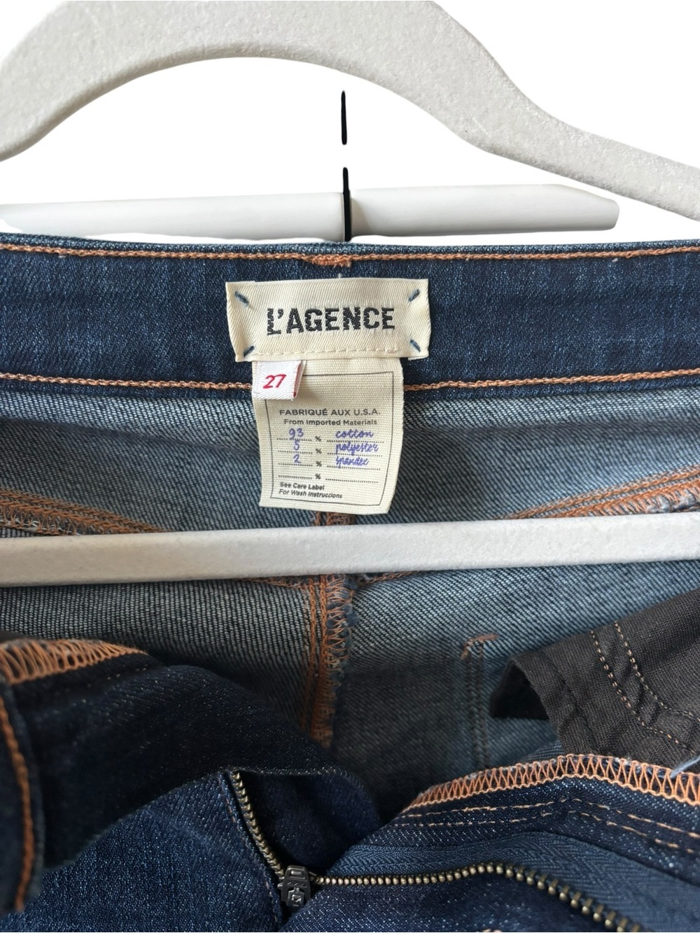 L’Agence Denim Distressed Jeans Women’s Size 27 - Picture 3 of 3